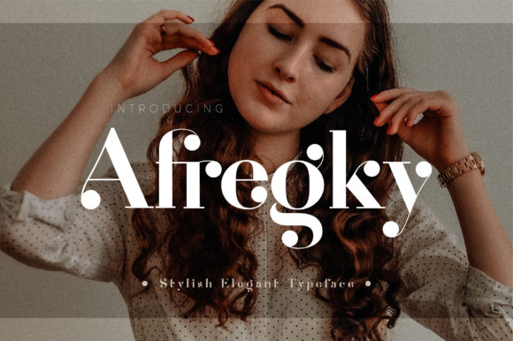 Afregky: A Distinct Serif Font for Editorial Elegance