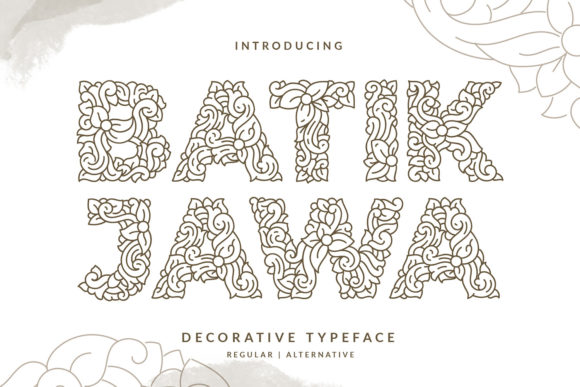 Batik Jawa: The Decorative Font That Elevates Your Brand