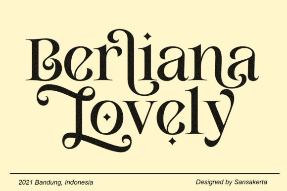 Berliana Lovely: A Serif Font for Polished Branding