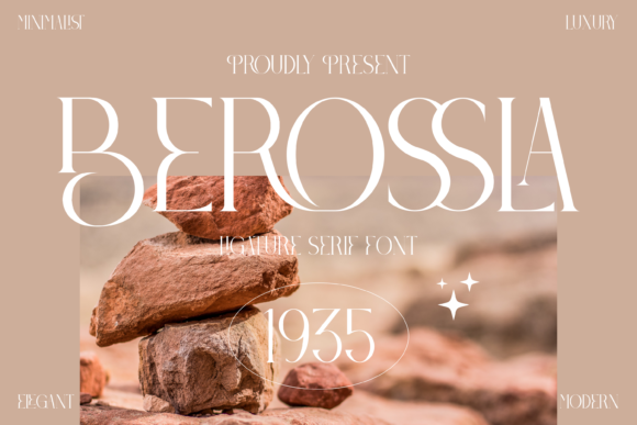 Berossla: The Elegant Serif Font for Handmade Brands