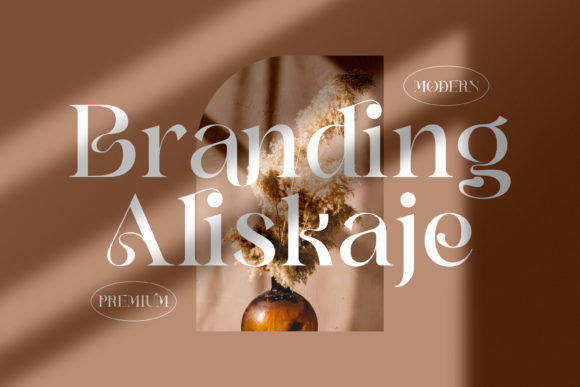 Branding Aliskaje: A Premium Serif Font for Editorial Design