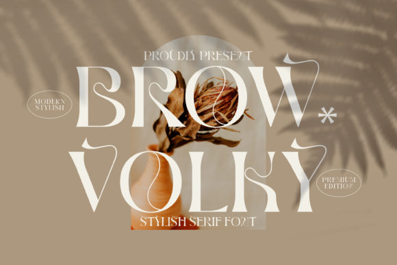 Brow Volky Review: A Stylish Serif Font for Campaigns