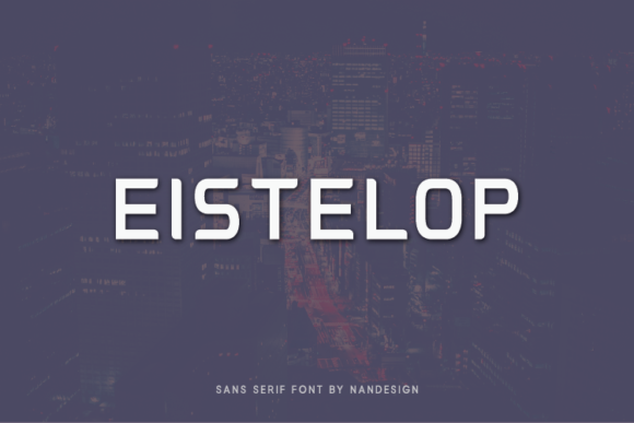 Eistelop: A Minimal Sans Serif Font for Modern Web Design
