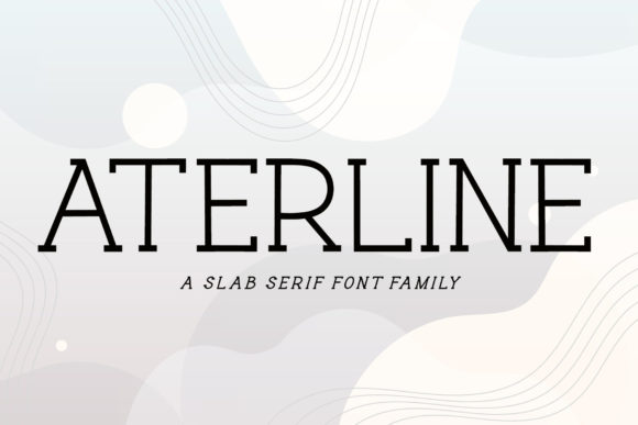 Elevate Web Design with Aterline: A Modern Slab Serif Typeface