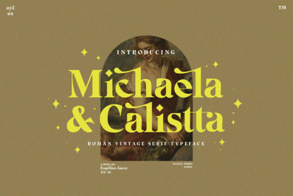 Elevate Your Shop with Michaela Calistta Serif Font