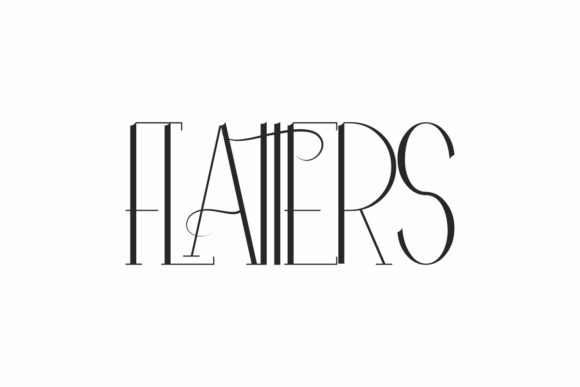 Flatters: The Elegant Serif Font for Handmade Brands
