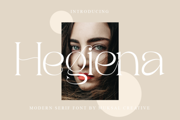 Hegiena: A Refined Serif Typeface for Editorial Design
