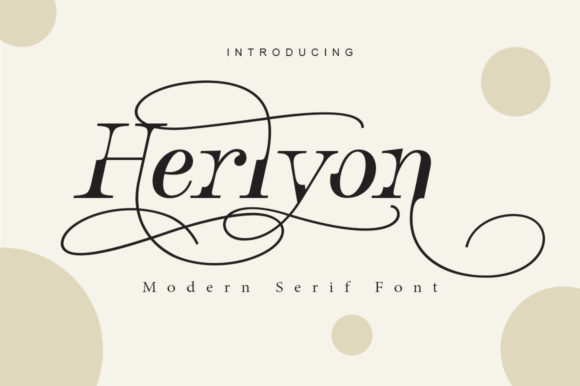 Herlyon: A Premium Serif Typeface for Modern Web Design