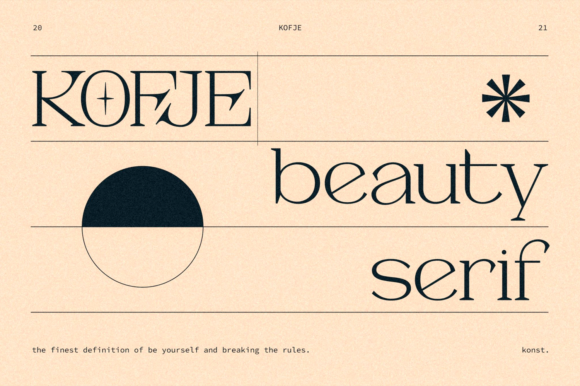 Kofje: A Stylish Serif Font for Modern Editorial Design