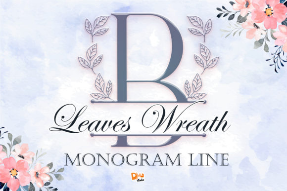 Leaves Wreath: A Decorative Font for Elegant Branding
