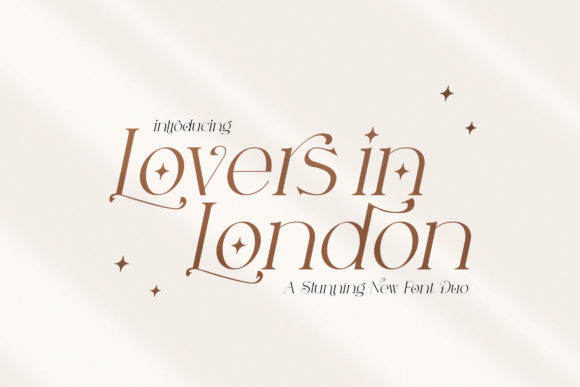 Lovers in London: A Premium Serif Font for Elegant Web Design