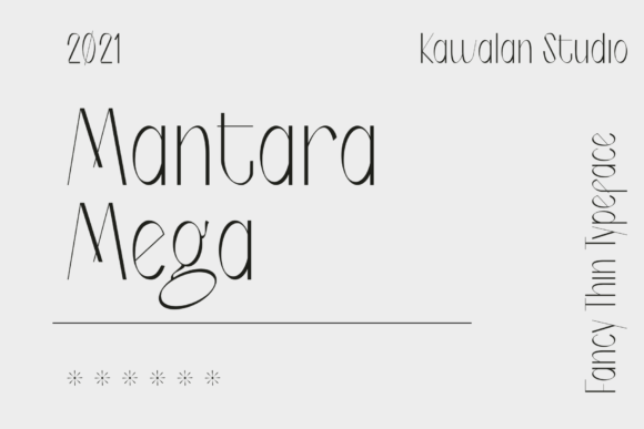 Mantara Mega: The Clean Typeface for Small Business Branding