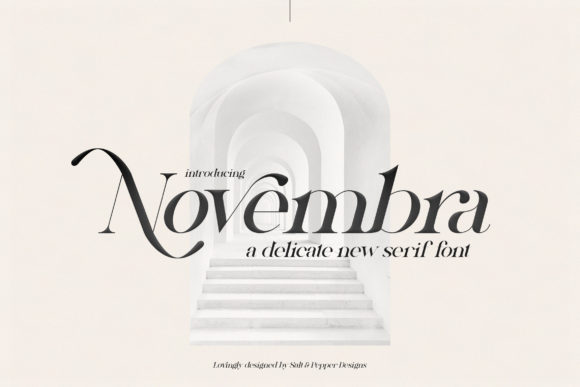 Novembra: A Premium Serif Font for Digital Elegance