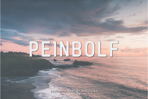 Peinbolf: A Minimal Sans Serif Font for Campaigns