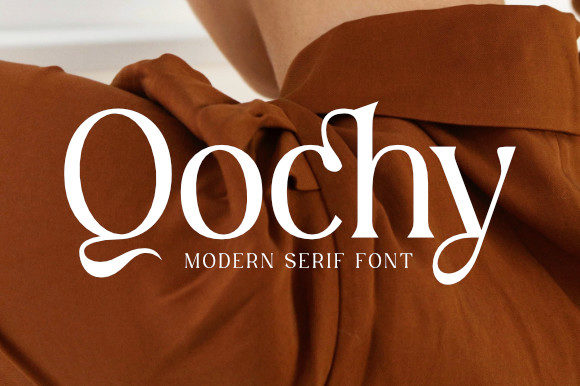 Qochy: A Refined Serif Typeface for Editorial Design