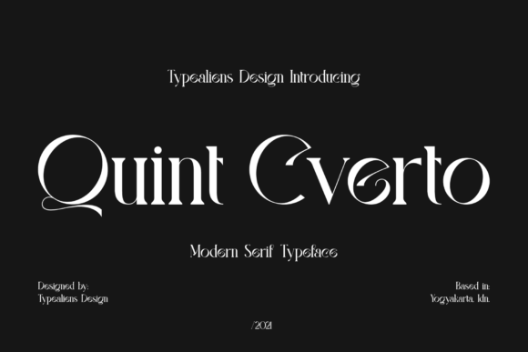 Quint Cverto: The Elegant Serif Font for Makers