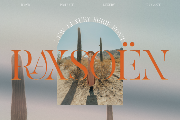 Raxsoen: The Elegant Serif Font for Handmade Brands