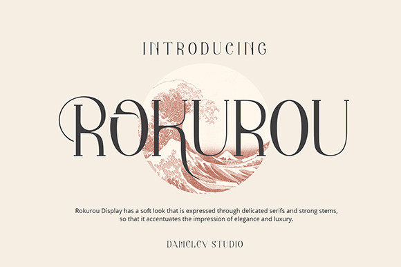 Rokurou: The Elegant Serif Font for Polished Branding
