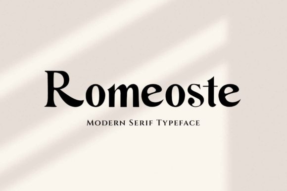 Romeoste: The Versatile Serif Font for Small Business Branding