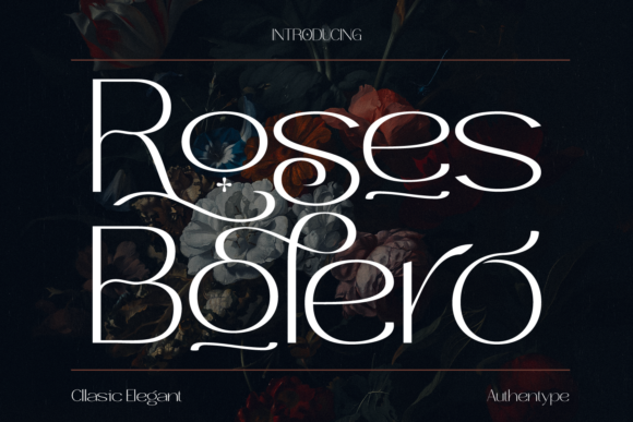 Roses Bolero: A Thin Sans Serif Font for Elegant Branding
