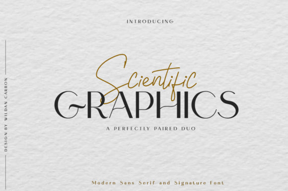 Scientific Graphics: A Versatile Sans Serif Typeface for Modern Campaigns