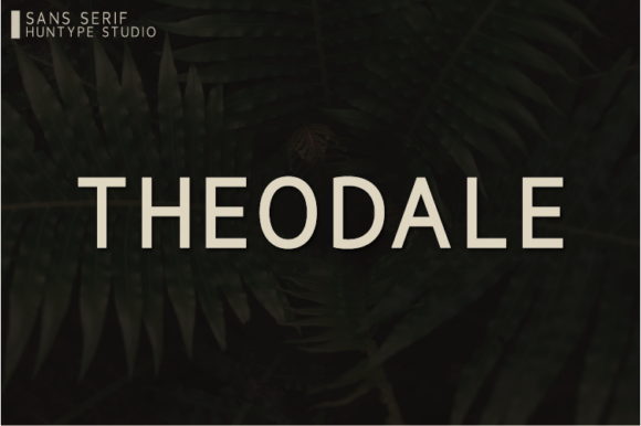 Theodale: A Minimal Sans Serif Font for Polished Brands